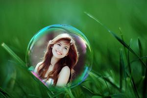 2 Schermata Bubbles Photo Frames HD