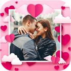 Cute Romance Photo Frame आइकन