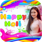 Happy Holi photo frames-icoon
