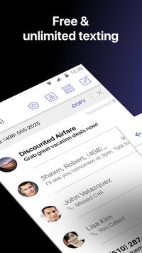Text Free: WiFi Calling App الملصق