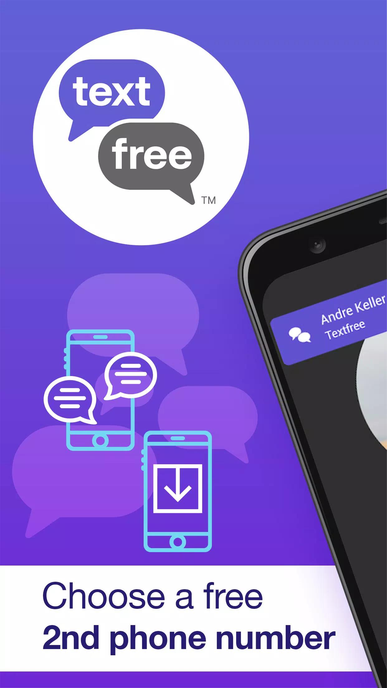 Download Free phone calls, free texting SMS on free number APK