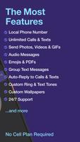 Text Free: Call & Texting App ảnh chụp màn hình 1