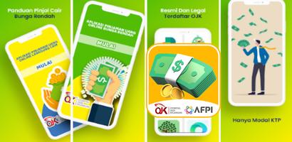 Pinjam Online OJK Tips Cair الملصق