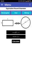 Duct Equivalent Diameter Affiche