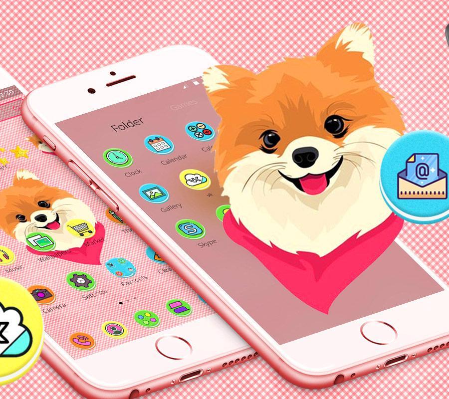 Cute Cartoon Dog Theme For Android Apk Download