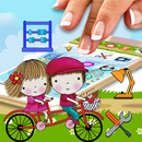 Pink Cute Couple Cartoon Theme APK