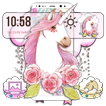 Pink Cute Lovely Unicorn Theme