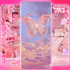 pink aesthetic wallpapers icône