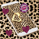 Emas leopard cheetah Tema wallpaper hidup APK