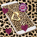 APK Pink Gold leopard Print Live Wallpaper