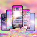 pink glitter background APK