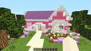 Pink Dream House map for Craft 포스터