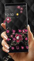 Pink Fower Pearl Business Theme پوسٹر