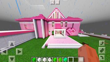 Pink Mansion map for Craft capture d'écran 3