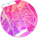 Pink Mixed Paint Theme APK