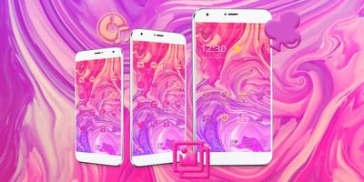 Pink Mixed Paint Theme screenshot 3