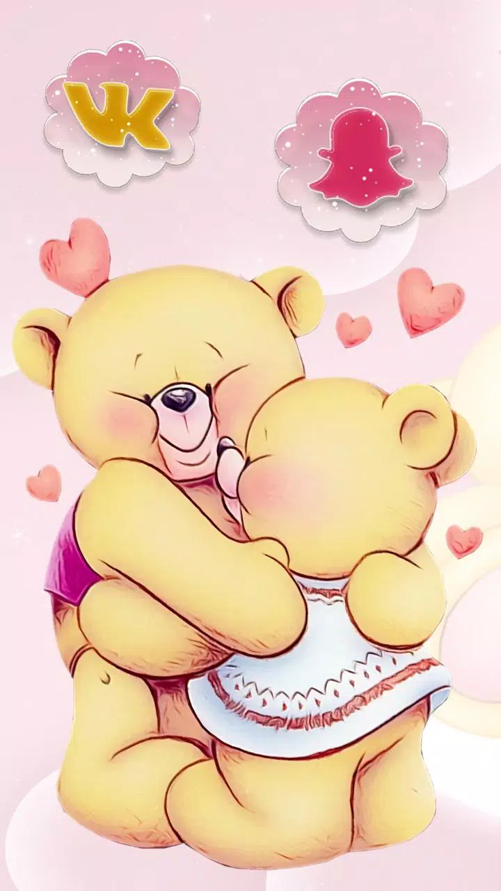 Pink Sky Cloud Teddy Bear Couple Theme Android के लिए APK डाउनलोड करें Pink Sky Cloud Teddy Bear Couple Theme Android के लिए APK डाउनलोड करें