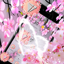 Pink Summer Butterfly Flower Theme APK