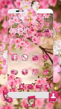 Pink Summer Flower Theme poster