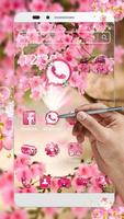 برنامه‌نما Pink Summer Flower Theme عکس از صفحه