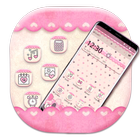 Pink Pastel Heart Gravity Theme icono