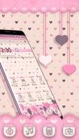 Pink Pastel Heart Gravity Theme poster