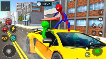 Spider Fly Stickman Ekran Görüntüsü 3