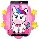 Rosa Einhorn-Thema APK