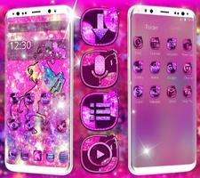 Pink unicorn galaxy theme screenshot 2