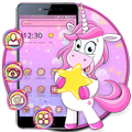 Pink unicorn star theme