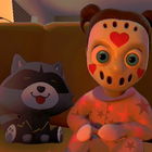 Me Baby Pink 2 in Scary House Zeichen