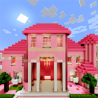Pink princess house Map MCPE أيقونة