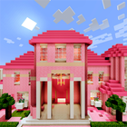 Pink princess house Map MCPE आइकन