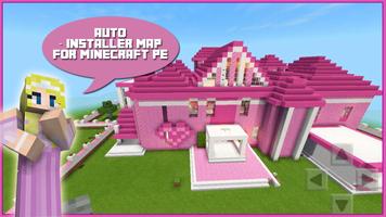 Pink princess house Map MCPE screenshot 1