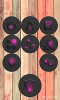 Pink-In-Black - icon pack スクリーンショット 1