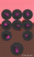 Pink-In-Black - icon pack スクリーンショット 2