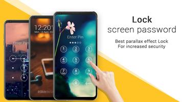 Lock screen password - Screen  الملصق