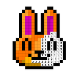 Color Pixel Number أيقونة