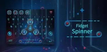 Animated Fidget Spinner Keyboard Theme