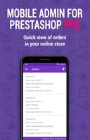 Prestashop Mobile Admin PRO imagem de tela 1