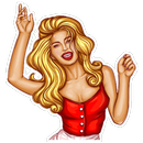 Pin-up Girl Stickers Set APK