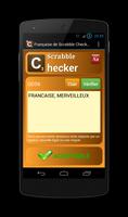 Scrabble Checker Français Affiche