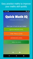 پوستر Quick Math IQ Test