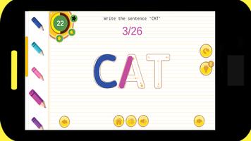 Пишем буквы и цифры на Английском для детей capture d'écran 3