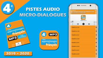 Pistes audio : mes apprentissages en français 4AEP poster