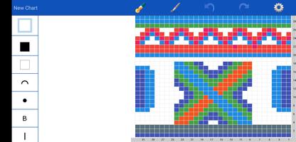 Pipa Knitting Chart - Knitting Chart Designer screenshot 1