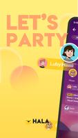 Hala - Group Chat Parties الملصق