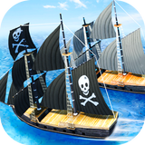 Pirate Ship Boat Racing 3D icône