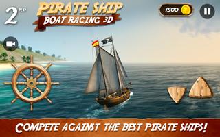 Pirate Ship Boat Racing 3D Affiche