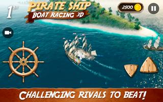Pirate Ship Boat Racing 3D screenshot 1